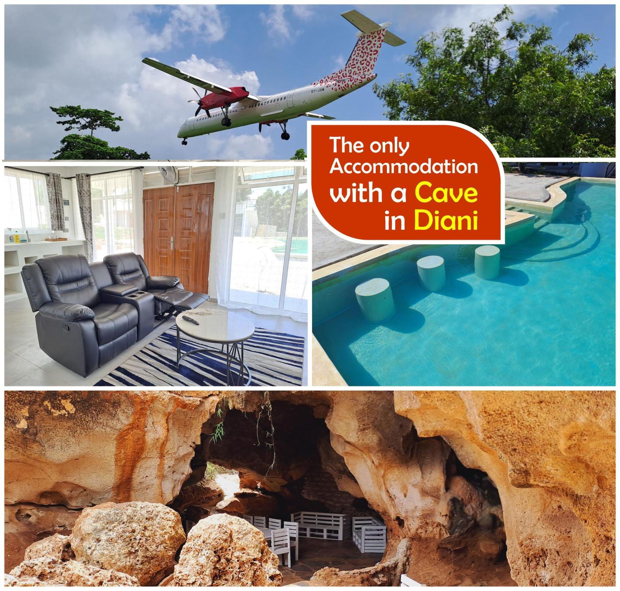 Cave Diani Holiday Apartments Diani Beach Kültér fotó